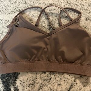 Victoria's Secret Pink Brown Sports Bra
